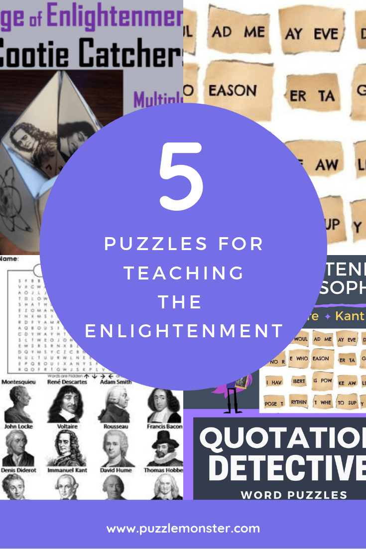 Enlightenment Philosophers For Kids Logic Puzzles And Brain Games