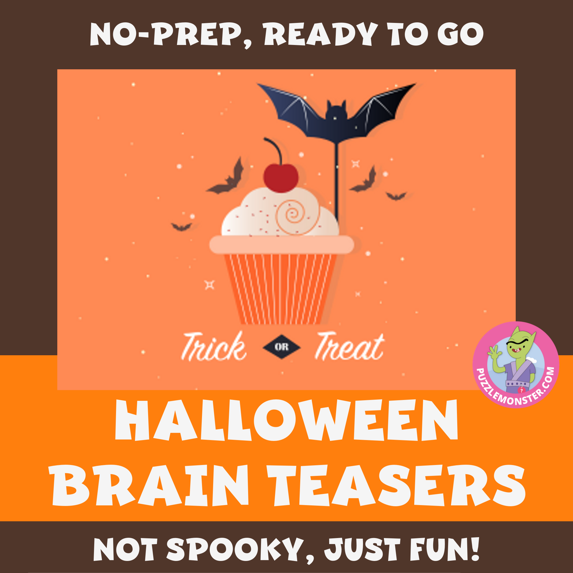 Halloween Activities for Middle School Logic Puzzles and Brain Games